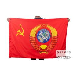 Флаг Советского Союза с гербом