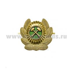 Кокарда мет. РЖД бол. (овал в обрамлении)