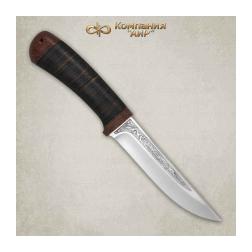 Нож туристический "Лиса" кожа, 95х18