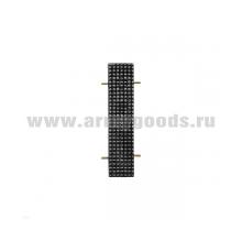 Лычка мет. ФСИН 10x45 мм черн.
