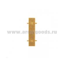 Лычка мет. МВД 10x45 мм зол.
